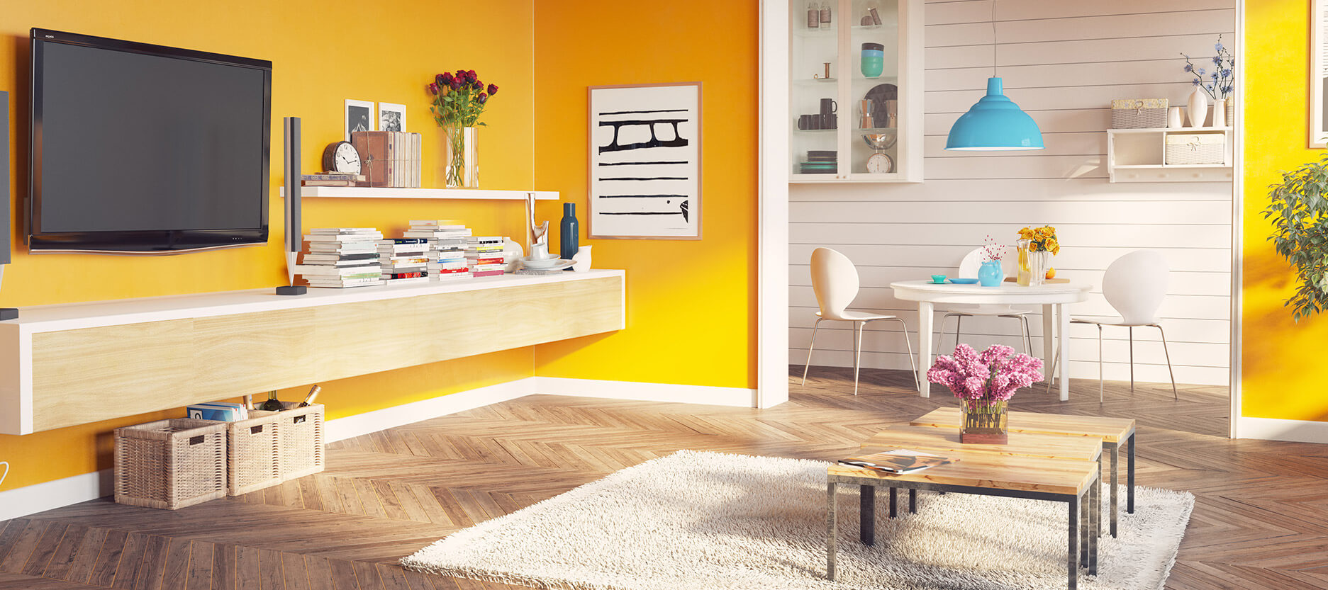 Bright and Bold Colour Ideas for Your Home for Summer
