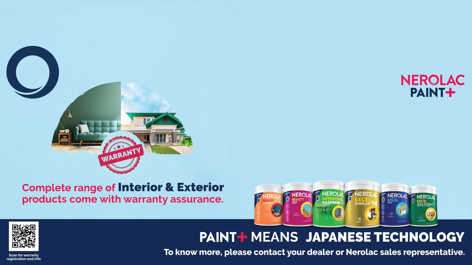 Nerolac Paints ka bharosa, Rakhe tension-free humesha.