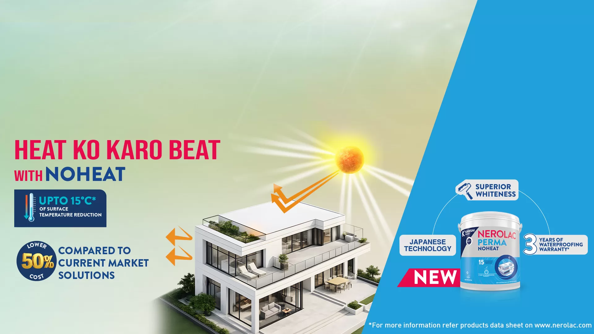 Nerolac Excel Mica Marble Stretch & Sheen Exterior Wall Paint