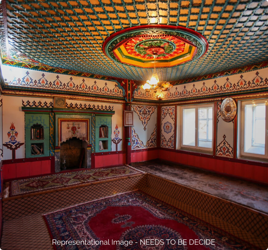 Representational Kashmiri room